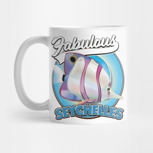 Fabulous Seychelles retro logo Mug